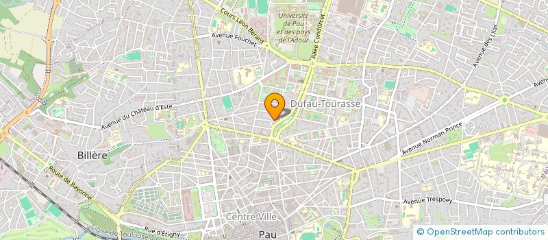 localisation de l'entreprise SYNDICAT COPROPRIETAIRES LE GOYA à PAU