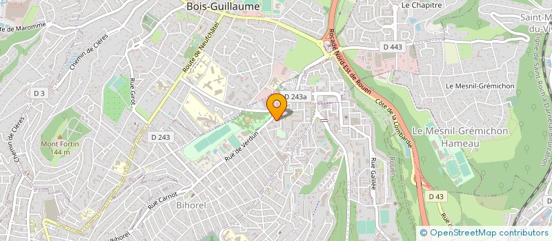 localisation de l'entreprise SYNDICAT COPROPRIETAIRES LE LYONNAIS  BIHOREL