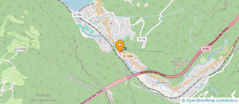 localisation de l'entreprise SYNDICAT COPROPRIETAIRES LE MERLOZ à NANTUA