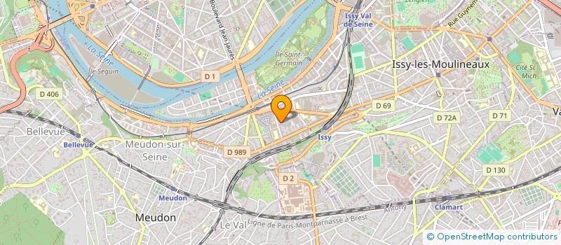 localisation de l'entreprise SYNDICAT COPROPRIETAIRES LE MONCEAU à ISSY-LES-MOULINEAUX
