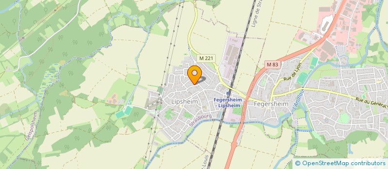 localisation de l'entreprise SYNDICAT COPROPRIETAIRES LE MOZART  LIPSHEIM