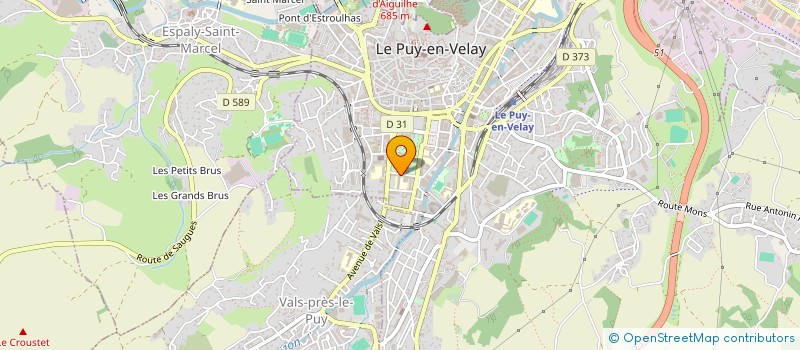 localisation de l'entreprise SYNDICAT COPROPRIETAIRES LE PARC  LE PUY-EN-VELAY