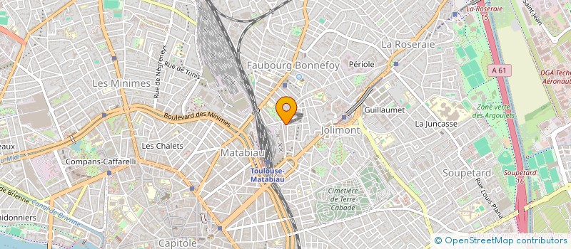 localisation de l'entreprise SYNDICAT COPROPRIETAIRES LE PETIT POUCET  TOULOUSE
