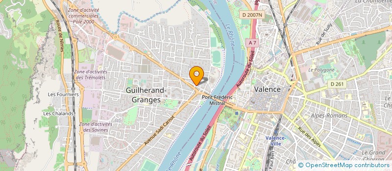 localisation de l'entreprise SYNDICAT COPROPRIETAIRES LE TRIANON  GUILHERAND-GRANGES