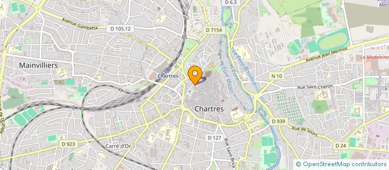 localisation de l'entreprise SYNDICAT COPROPRIETAIRES LES CHANCELIERS à CHARTRES