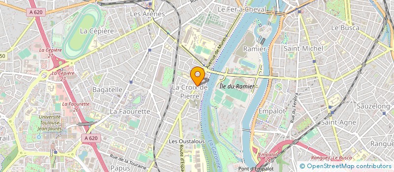 localisation de l'entreprise SYNDICAT COPROPRIETAIRES LES GENTIANES à TOULOUSE