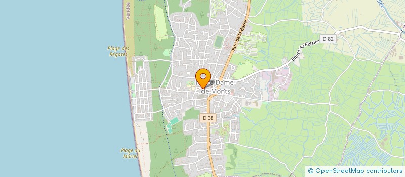 localisation de l'entreprise SYNDICAT COPROPRIETAIRES LES HIRONDELLES  NOTRE-DAME-DE-MONTS