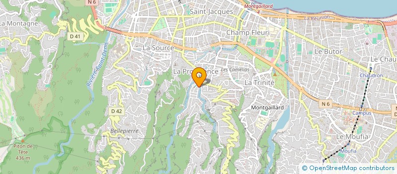 localisation de l'entreprise SYNDICAT COPROPRIETAIRES LES LAURIERS à SAINT DENIS