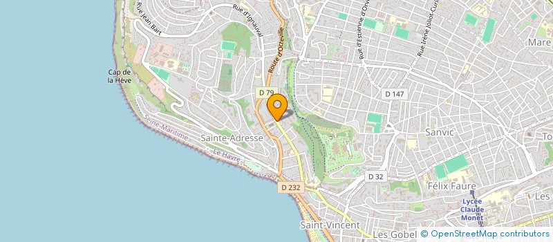 localisation de l'entreprise SYNDICAT COPROPRIETAIRES LES MARRONNIERS  SAINTE-ADRESSE