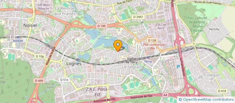 localisation de l'entreprise SYNDICAT COPROPRIETAIRES LES NYMPHEAS à LOGNES