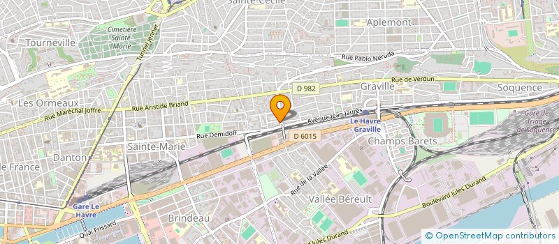 localisation de l'entreprise SYNDICAT COPROPRIETAIRES LES TAMARIS à LE HAVRE
