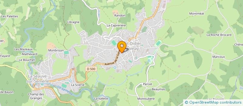 localisation de l'entreprise SYNDICAT COPROPRIETAIRES  LES TILLEULS  SAINT-DIDIER-EN-VELAY