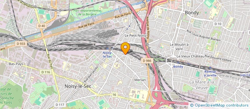 localisation de l'entreprise SYNDICAT COPROPRIETAIRES MERMOZ à NOISY-LE-SEC