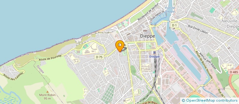 localisation de l'entreprise SYNDICAT COPROPRIETAIRES MONTIGNY à DIEPPE