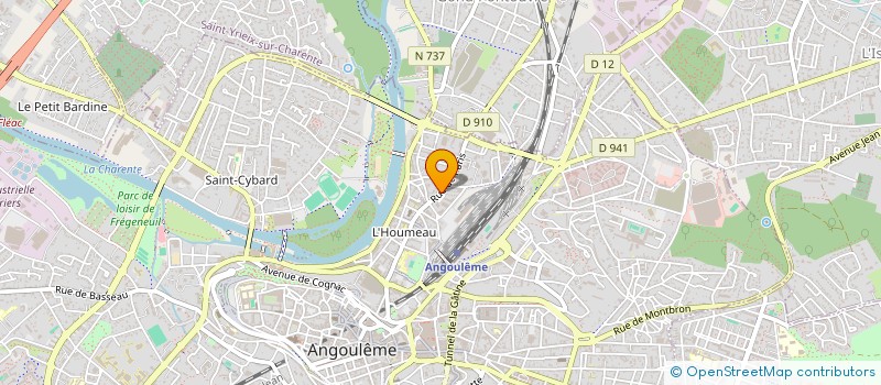 localisation de l'entreprise SYNDICAT COPROPRIETAIRES MOULIN VIMIERE à ANGOULEME