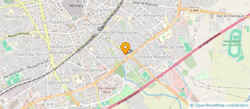 localisation de l'entreprise SYNDICAT COPROPRIETAIRES NEMAUSUS I  NIMES