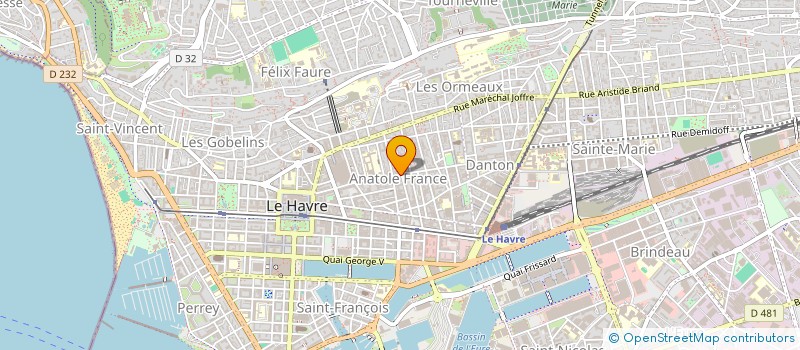 localisation de l'entreprise SYNDICAT COPROPRIETAIRES ORME DU MAIL à LE HAVRE