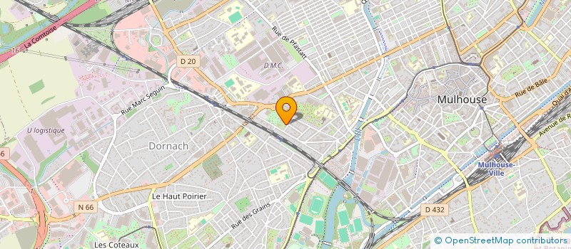 localisation de l'entreprise SYNDICAT COPROPRIETAIRES PARC BRAUN  MULHOUSE