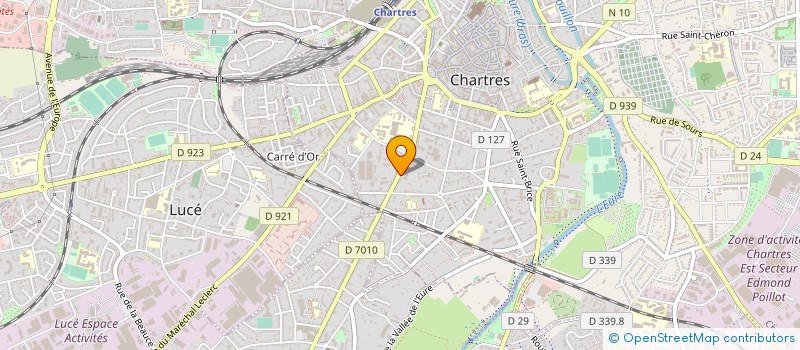 localisation de l'entreprise SYNDICAT COPROPRIETAIRES PARC MAUNOURY à CHARTRES