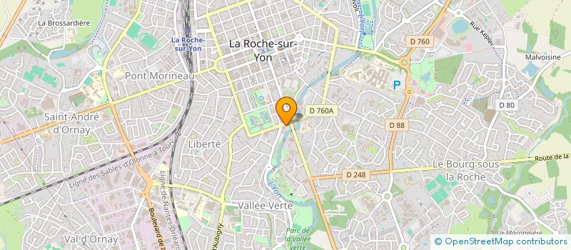 localisation de l'entreprise SYNDICAT COPROPRIETAIRES PONT BOILEAU II à LA ROCHE-SUR-YON