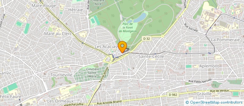 localisation de l'entreprise SYNDICAT COPROPRIETAIRES PROUST à LE HAVRE