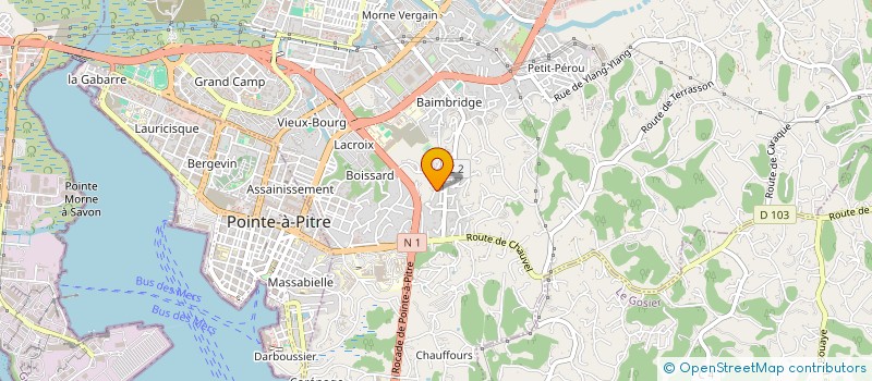 localisation de l'entreprise SYNDICAT COPROPRIETAIRES RES ARMELLE à LES ABYMES