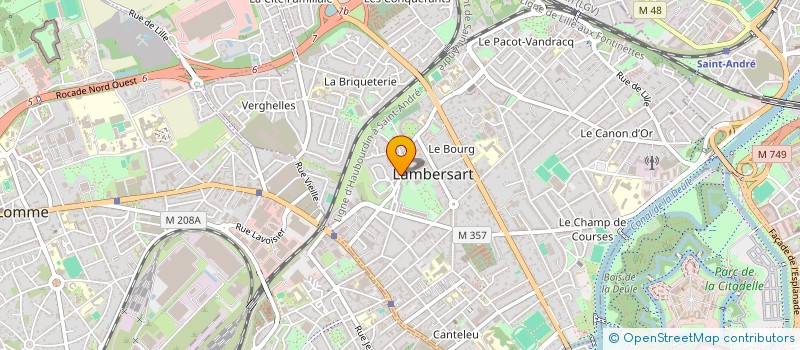 localisation de l'entreprise SYNDICAT COPROPRIETAIRES RES CIGOGNES à LAMBERSART