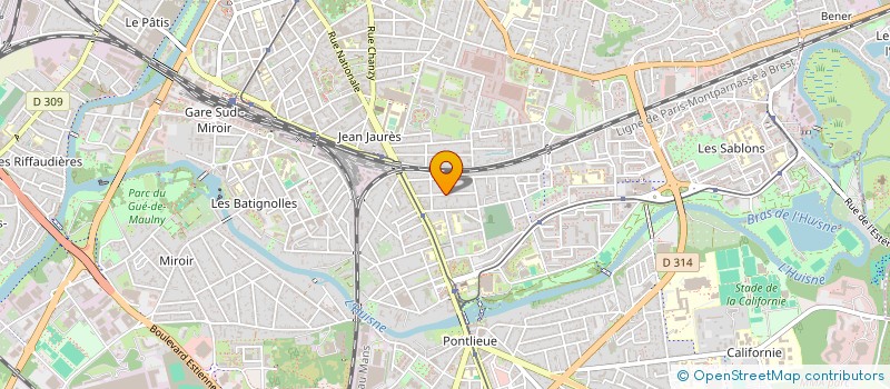 localisation de l'entreprise SYNDICAT COPROPRIETAIRES RES LA BATAILLE  LE MANS