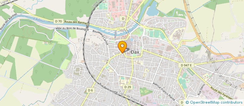 localisation de l'entreprise SYNDICAT COPROPRIETAIRES RES LE CONSUL  DAX