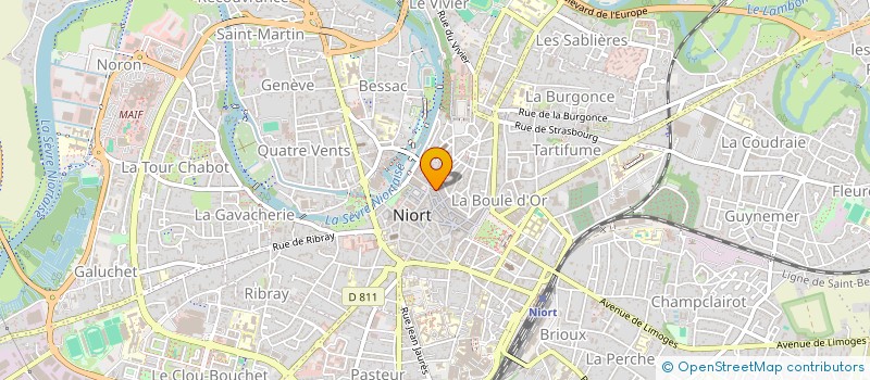 localisation de l'entreprise SYNDICAT COPROPRIETAIRES RES LE DONJON  NIORT