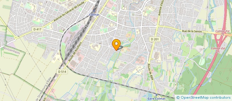 localisation de l'entreprise SYNDICAT COPROPRIETAIRES RES LE FLORENCE  COLMAR