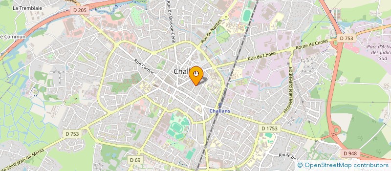 localisation de l'entreprise SYNDICAT COPROPRIETAIRES RES LE SOLEIL à CHALLANS
