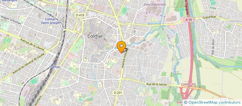 localisation de l'entreprise SYNDICAT COPROPRIETAIRES RES LES FLEURS  COLMAR