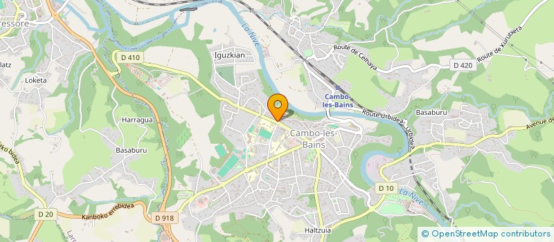 localisation de l'entreprise SYNDICAT COPROPRIETAIRES RES LES MIMOSAS  CAMBO-LES-BAINS