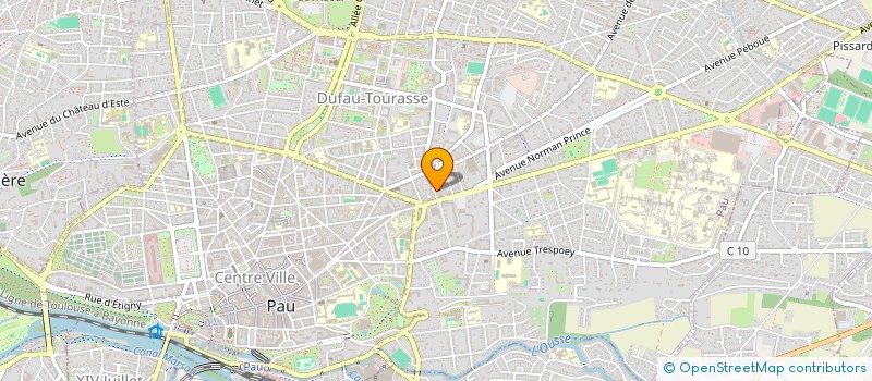 localisation de l'entreprise SYNDICAT COPROPRIETAIRES RES MALMAISON  PAU