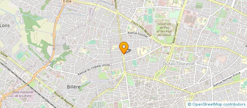 localisation de l'entreprise SYNDICAT COPROPRIETAIRES RES MARLY à PAU