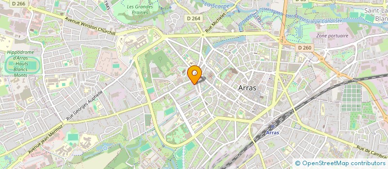 localisation de l'entreprise SYNDICAT COPROPRIETAIRES RES MATHILE à ARRAS