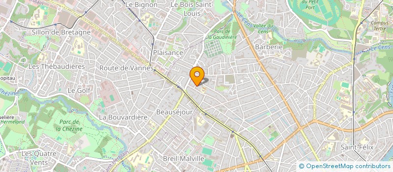 localisation de l'entreprise SYNDICAT COPROPRIETAIRES RES OPALINE  NANTES