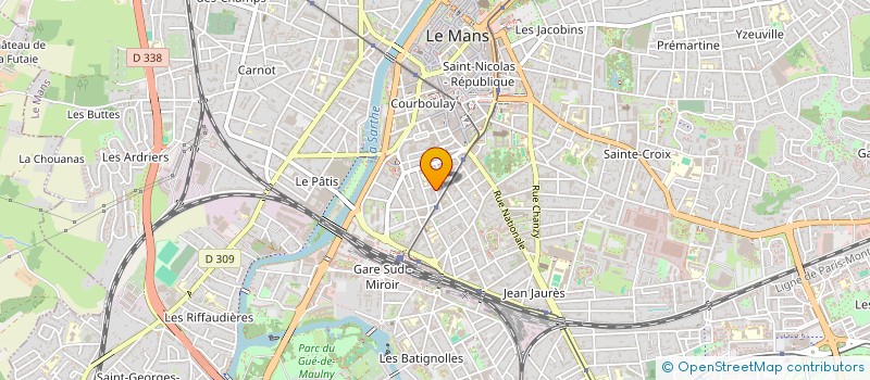 localisation de l'entreprise SYNDICAT COPROPRIETAIRES RES RELLERMANN  LE MANS