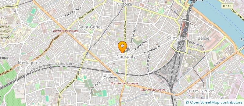 localisation de l'entreprise SYNDICAT COPROPRIETAIRES RES STELLA  BORDEAUX