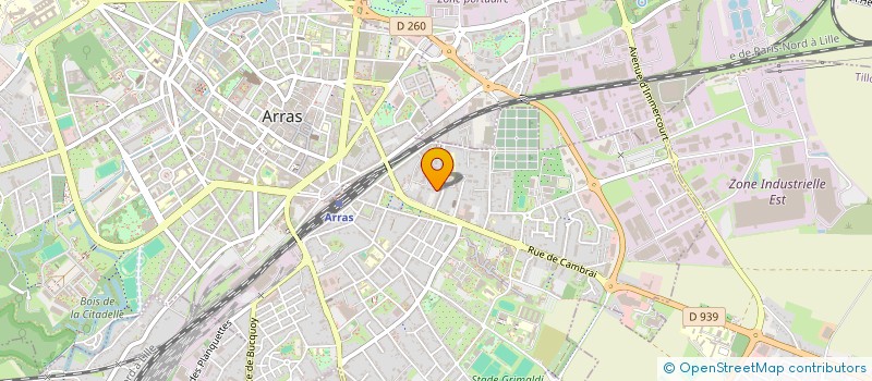 localisation de l'entreprise SYNDICAT COPROPRIETAIRES RES VOLTAIRE D à ARRAS