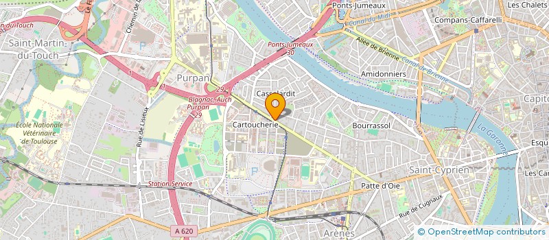 localisation de l'entreprise SYNDICAT COPROPRIETAIRES RESID ATLANDIDE  TOULOUSE