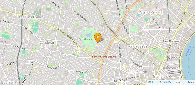 localisation de l'entreprise SYNDICAT COPROPRIETAIRES RESID CARNOT 1  BORDEAUX