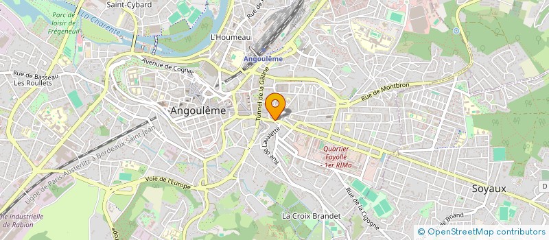 localisation de l'entreprise SYNDICAT COPROPRIETAIRES RESIDEN EPERNON à ANGOULEME