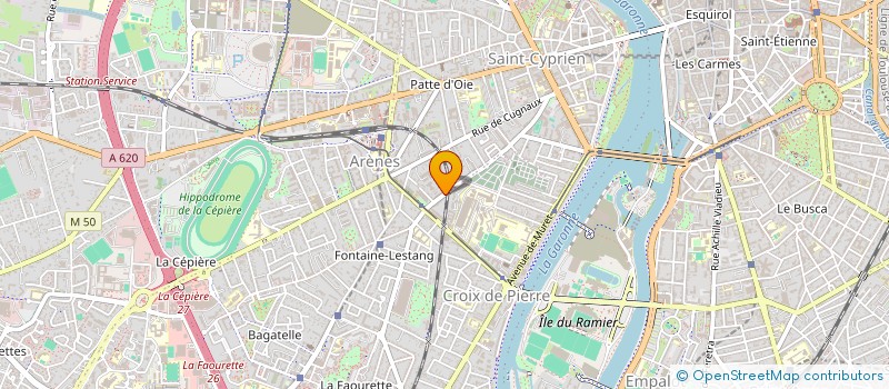 localisation de l'entreprise SYNDICAT COPROPRIETAIRES RESIDENCE ARIA à TOULOUSE