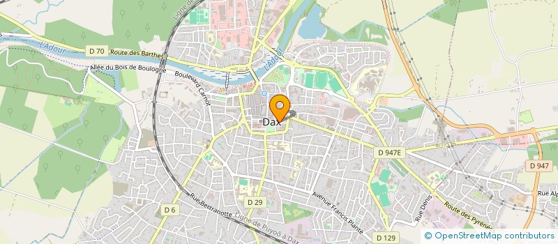 localisation de l'entreprise SYNDICAT COPROPRIETAIRES RESIDENCE LE SULLY  DAX