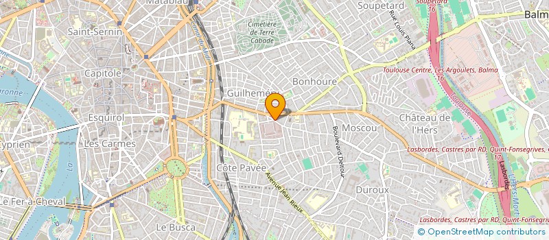 localisation de l'entreprise SYNDICAT COPROPRIETAIRES RESIDENCE NAVES à TOULOUSE