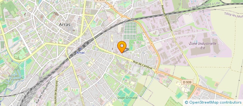 localisation de l'entreprise SYNDICAT COPROPRIETAIRES RODIN à ARRAS