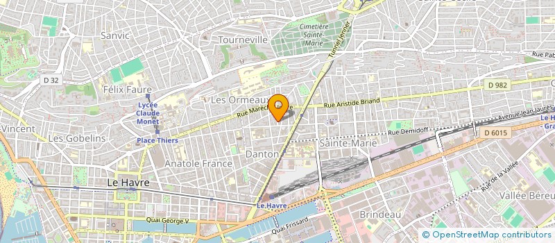 localisation de l'entreprise SYNDICAT COPROPRIETAIRES RUE DE BITCHE à LE HAVRE