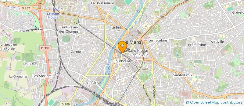 localisation de l'entreprise SYNDICAT COPROPRIETAIRES RUE MAUPASSANT  LE MANS